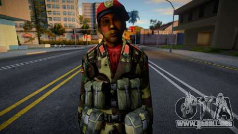 PLA militar de Battlefield 2 v2 para GTA San Andreas