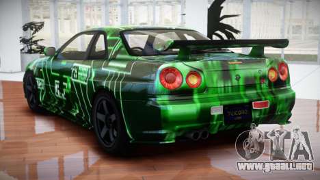 Nissan Skyline R34 GT-R V-Spec S4 para GTA 4