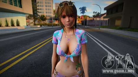 Misaki Loco Moco Vacation para GTA San Andreas