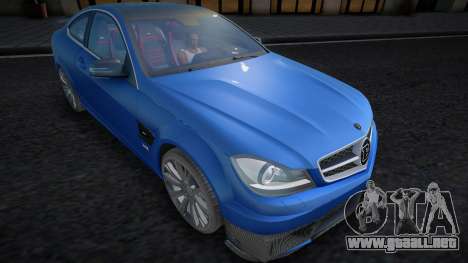 Mercedes-Benz C63 AMG W204 Coupe Brabus Bullit 8 para GTA San Andreas