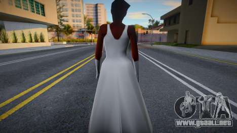 Thicc Female Mod - Wedding Outfit para GTA San Andreas