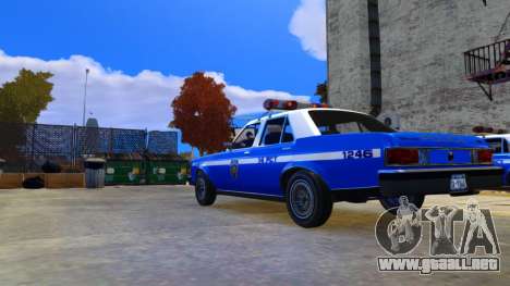 Ford Granada 1979 New York Police Dept para GTA 4