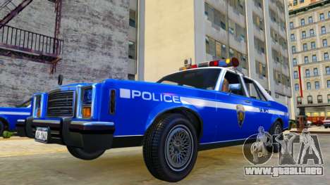 Ford Granada 1979 New York Police Dept para GTA 4