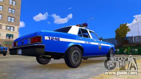 Ford Granada 1979 New York Police Dept para GTA 4