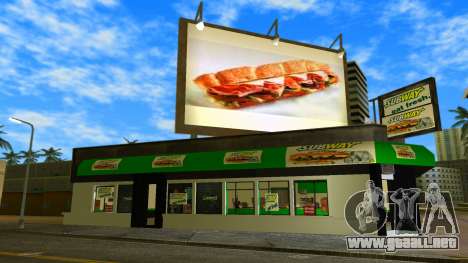 Subway Mod para GTA Vice City