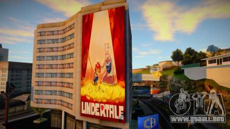 Undertale Billboard v2 para GTA San Andreas