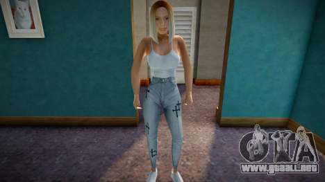 Chica con ropa casual para GTA San Andreas