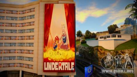 Undertale Billboard v2 para GTA San Andreas