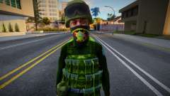 Artillero Del Ejercito para GTA San Andreas