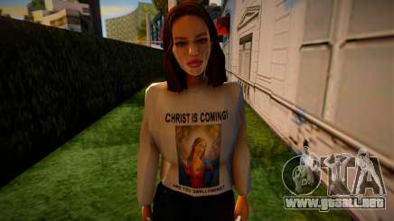 Chica con atuendo casual para GTA San Andreas