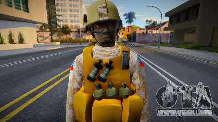 Soldado chileno del BOE para GTA San Andreas