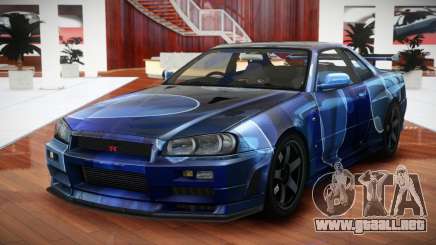 Nissan Skyline R34 GT-R V-Spec S6 para GTA 4