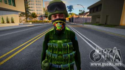 Artillero Del Ejercito para GTA San Andreas
