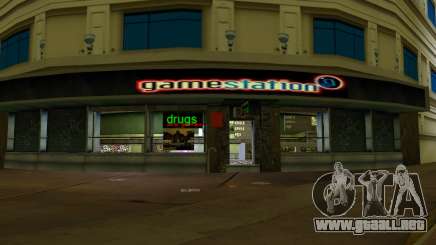 Gamestation Shop (New Worker Skin) para GTA Vice City