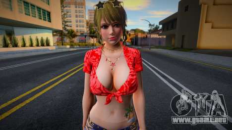 Monica Loco Moco Vacation para GTA San Andreas