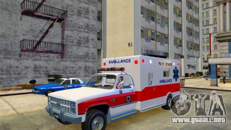 1986 Chevrolet Silverado Ambulancia para GTA 4