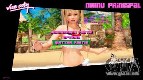 Artwork Doa Menu para GTA Vice City