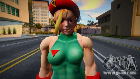 Cammy SF4 para GTA San Andreas