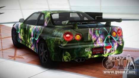 Nissan Skyline R34 X GT-R S8 para GTA 4