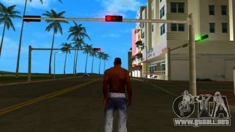 Carl con el torso desnudo para GTA Vice City