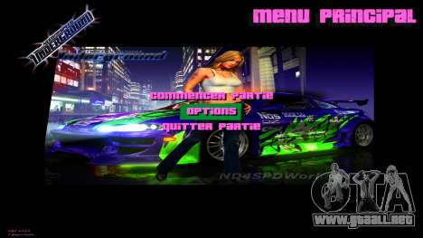 NFS: Underground Background para GTA Vice City