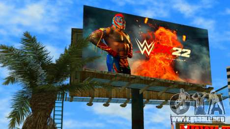 Rey Mysterio WWE2K22 Billboard para GTA Vice City