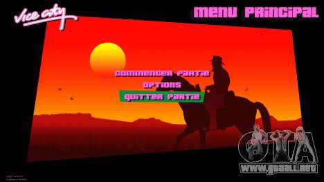 Red Dead Redemption 2 Menu 2 para GTA Vice City