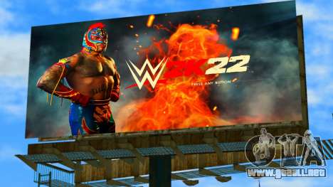 Rey Mysterio WWE2K22 Billboard para GTA Vice City