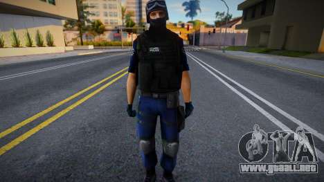 LSPD SWAT LQ para GTA San Andreas