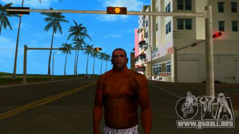 Carl con el torso desnudo para GTA Vice City