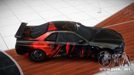 Nissan Skyline R34 X GT-R S6 para GTA 4