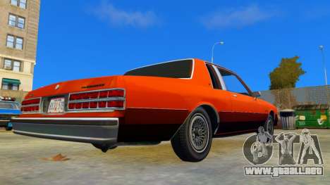 1987 Pontiac Parisienne Brougham Coupe para GTA 4