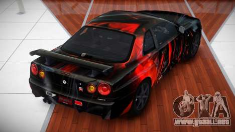 Nissan Skyline R34 X GT-R S6 para GTA 4