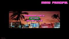 Miami menu mod para GTA Vice City