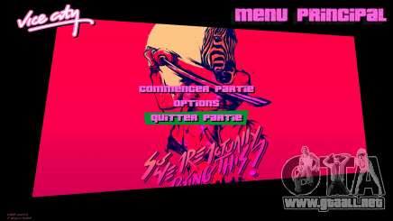 Hotline Miami Menu HD v10 para GTA Vice City