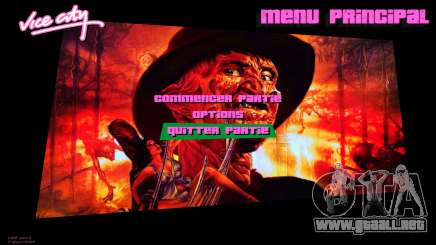 Freddy Krueger Menu para GTA Vice City