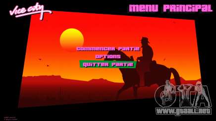 Red Dead Redemption 2 Menu 2 para GTA Vice City