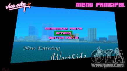 New Style Menu para GTA Vice City