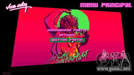 Hotline Miami Menu HD v3 para GTA Vice City