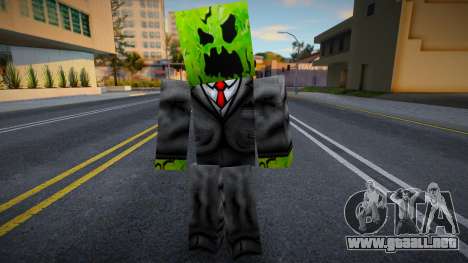 Minecraft Skin HD v30 para GTA San Andreas