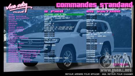 Toyota Menu 1 para GTA Vice City