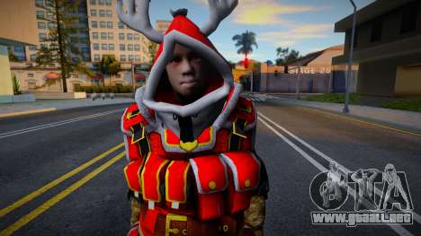 War Face New year Skin v5 para GTA San Andreas