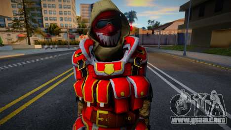 War Face New year Skin v6 para GTA San Andreas