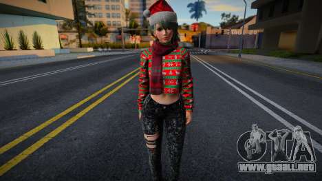 DOAXFC Tamaki - FC Crop Sweater Xmas v2 para GTA San Andreas