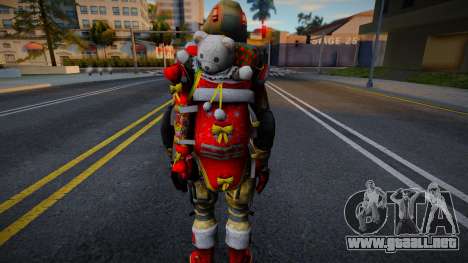 War Face New year Skin v6 para GTA San Andreas