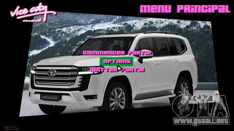 Toyota Menu 1 para GTA Vice City