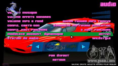 Ferrari Menu para GTA Vice City