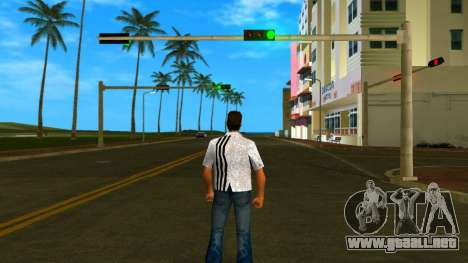 Adidas, gold, tattoo, shades para GTA Vice City