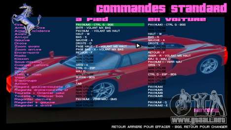 Ferrari Menu para GTA Vice City