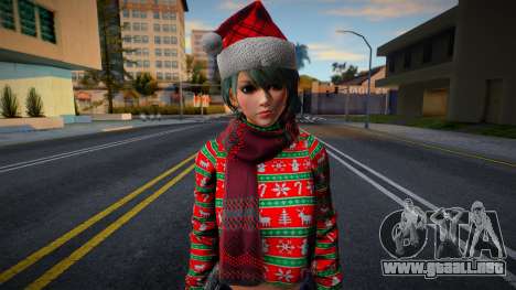 DOAXFC Tamaki - FC Crop Sweater Xmas v2 para GTA San Andreas